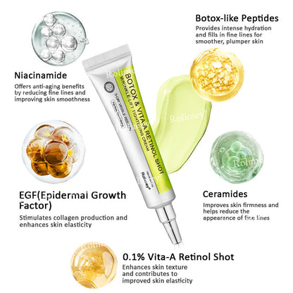 💎Made and shipped from Australia  Rolimey® Botox & Vita-A Retinol Shot Wrinkle-Lift Tightening cream - Last Day Promotion 70% OFF|