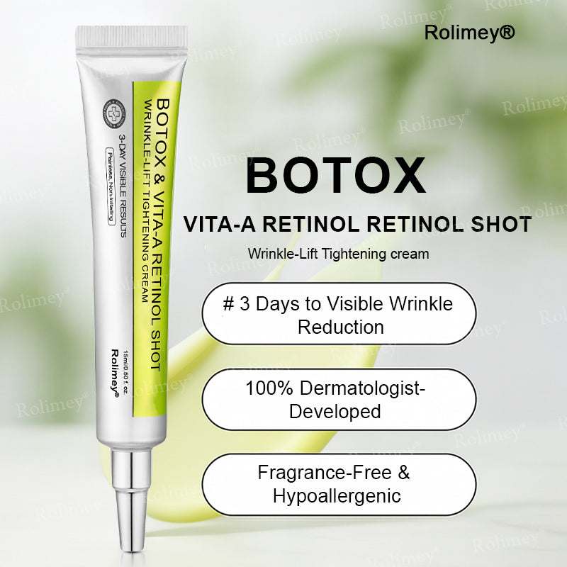💎Made and shipped from Australia  Rolimey® Botox & Vita-A Retinol Shot Wrinkle-Lift Tightening cream - Last Day Promotion 70% OFF|