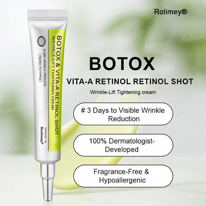 💎Made and shipped from Australia  Rolimey® Botox & Vita-A Retinol Shot Wrinkle-Lift Tightening cream - Last Day Promotion 70% OFF|