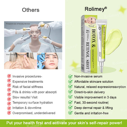 💎Made and shipped from Australia  Rolimey® Botox & Vita-A Retinol Shot Wrinkle-Lift Tightening cream - Last Day Promotion 70% OFF|